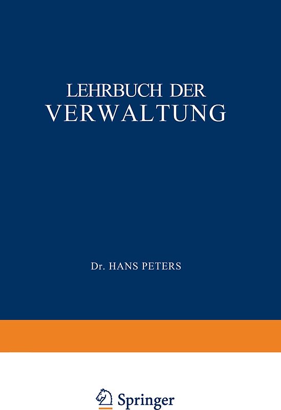 Lehrbuch der Verwaltung