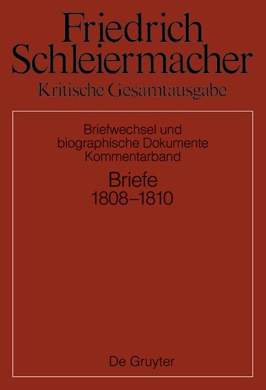 Briefwechsel 1808-1810