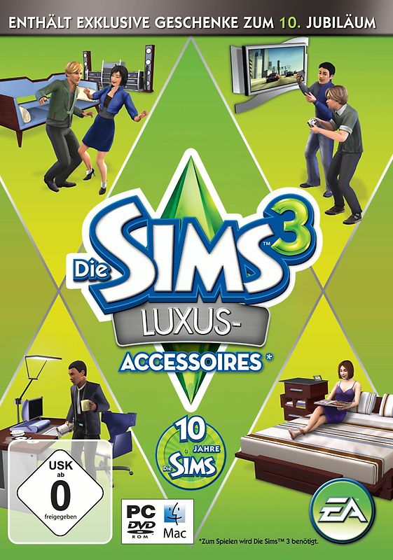 Die Sims 3: Luxus-Accessoires [AddOn] PC Spiele