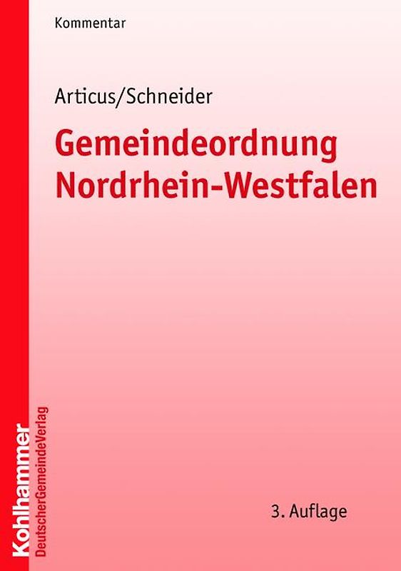 Gemeindeordnung Nordrhein-Westfalen