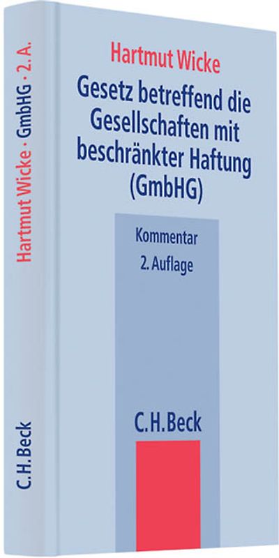 Gesetz betreffend die Gesellschaften mit beschränkter Haftung (GmbHG)