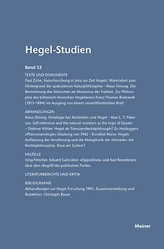 Hegel-Studien Band 32