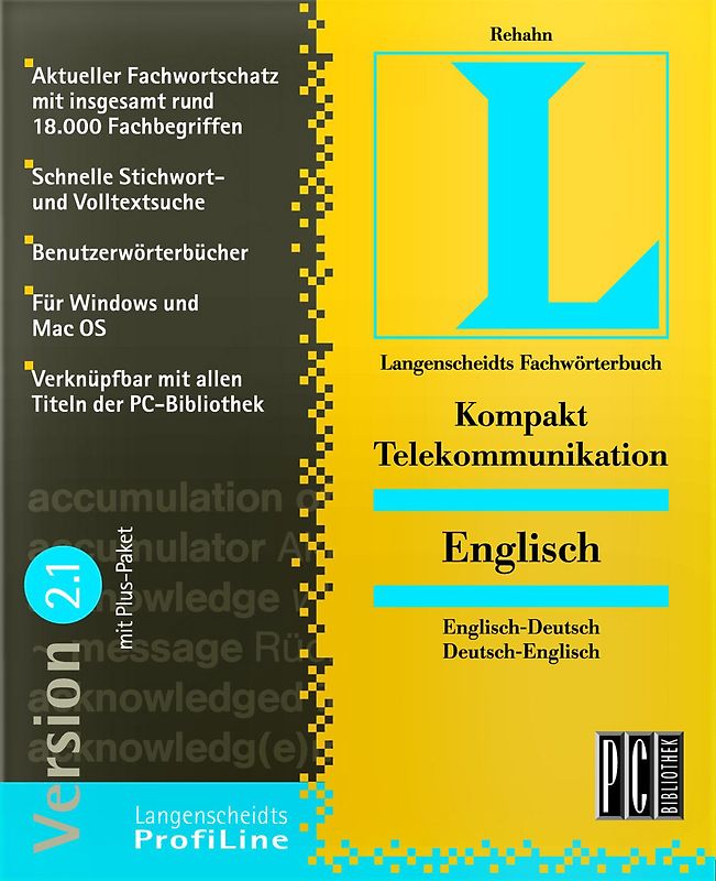 Fachwörterbuch Kompakt: Telekommunikation Englisch MacOS