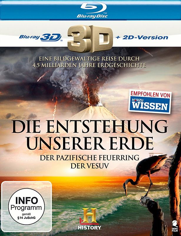 Die Entstehung unserer Erde: Der Vesuv & Der Pazifische Feuerring 3D [inkl. 2D Version] 3D Blu-ray Disc