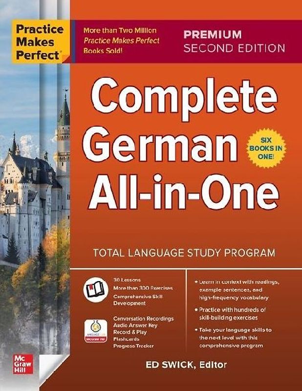 Practice Makes Perfect: Complete German All-In-One, Premium