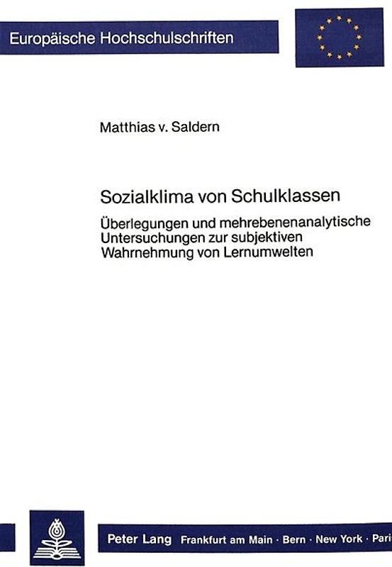 Sozialklima von Schulklassen