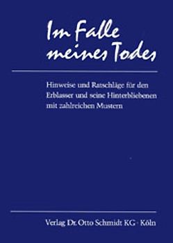 Im Falle meines Todes