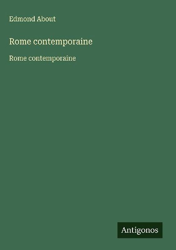 Rome contemporaine