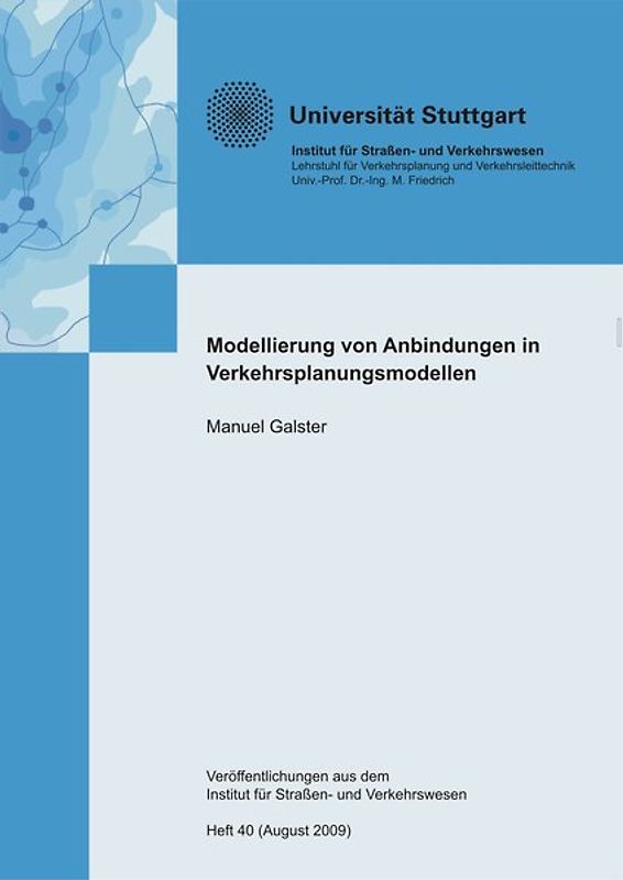 Modellierung von Anbindungszeiten in Verkehrsplanungsmodellen