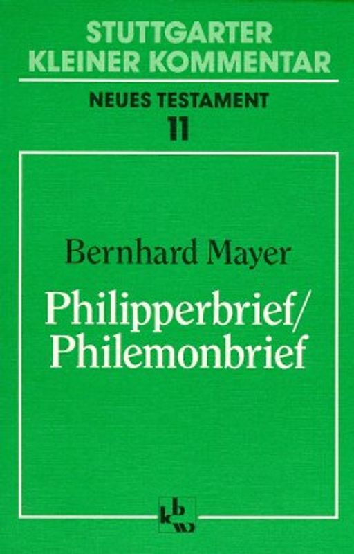 Philipperbrief /Philemonbrief