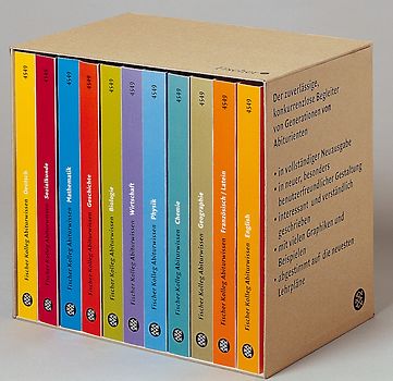 Fischer Kolleg Abiturwissen. 11 Bände in Kassette