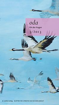Ort der Augen. Blätter für Literatur aus Sachsen-Anhalt