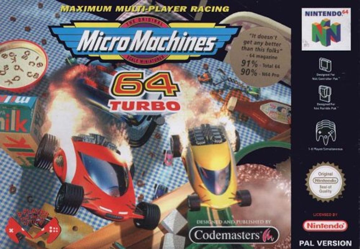 Micro machines 64 Turbo - Nintendo 64 - PAL Nintendo 64