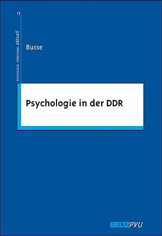 Psychologie in der DDR