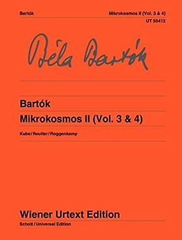 Mikrokosmos: Nach den Quellen hrsg. von Michael Kube und Jochen Reutter. Fingersätze: Béla Bartók. Hinweise zu Studium und Interpretation von Peter ... Roggenkamp. piano. (Wiener Urtext Edition)