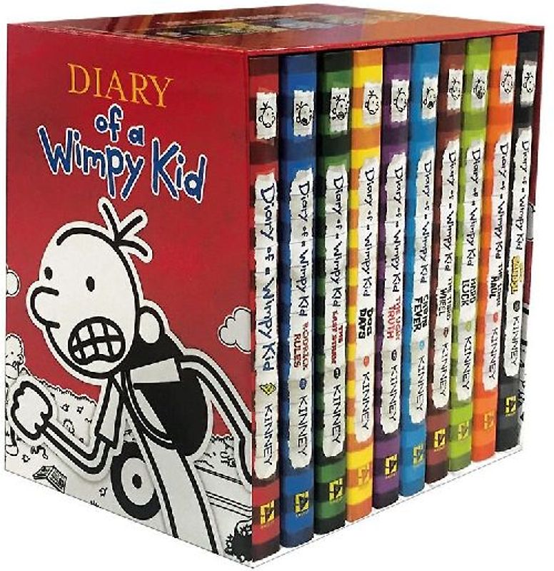 Diary of a Wimpy Kid Box of Books 1-10 Hardcover Gift Set