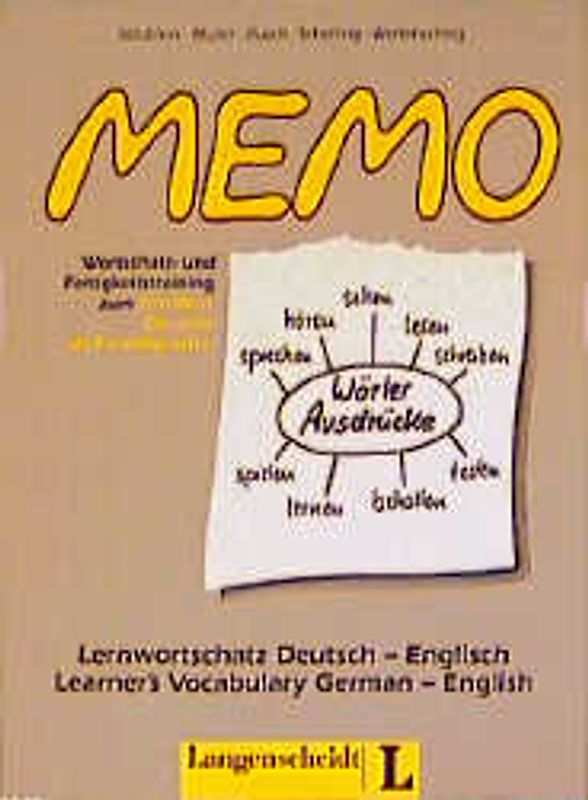 Memo. Wortschatz- und Fertigkeitstraining für das Zertifikat Deutsch als Fremdsprache / Lernwortschatz