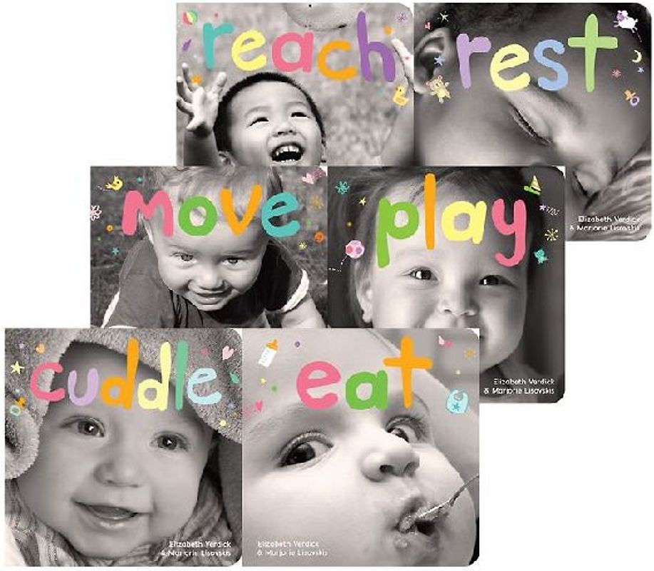 Happy Healthy Baby(r) Board Books Complete Series 6-Book Set