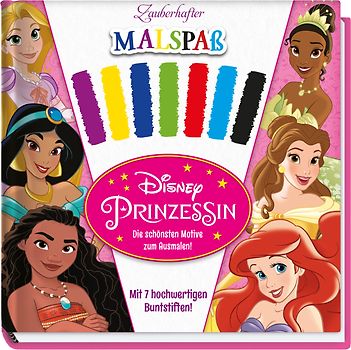 Disney Prinzessin: Zauberhafter Malspaß – Die schönsten Motive zum Ausmalen