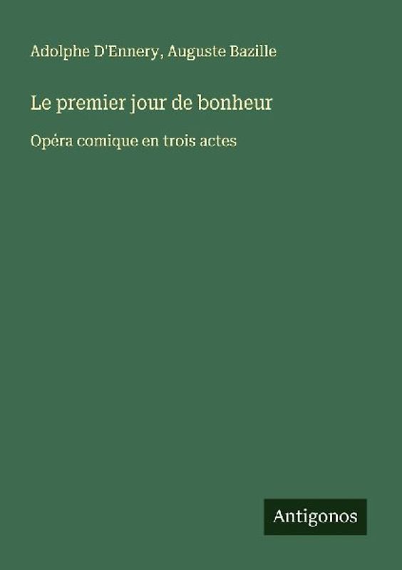 Le premier jour de bonheur