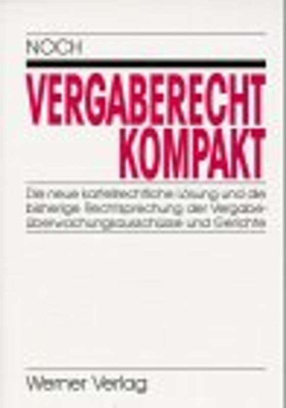 Vergaberecht kompakt