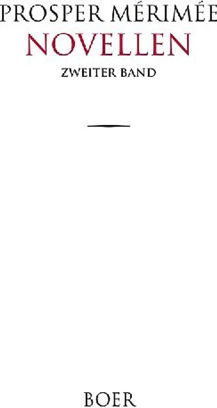 Novellen Zweiter Band