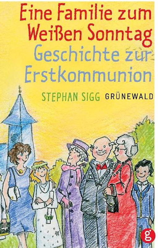 Eine Familie zum Weißen Sonntag