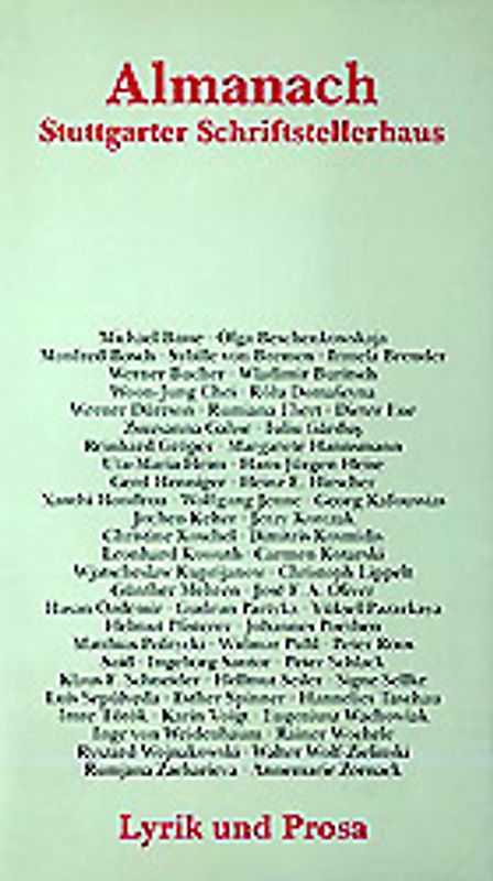 Almanach Stuttgarter Schriftstellerhaus