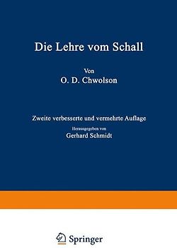 Die Lehre vom Schall