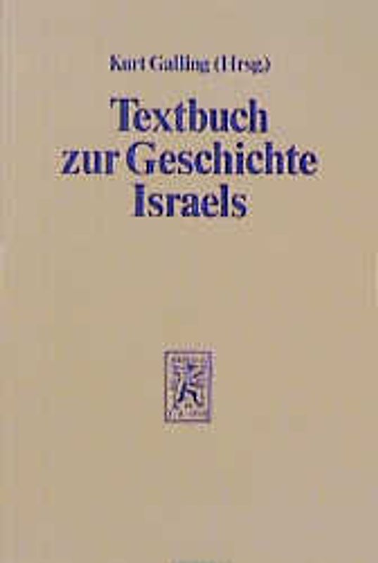 Textbuch zur Geschichte Israels