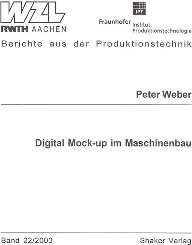 Digital Mock-up im Maschinenbau