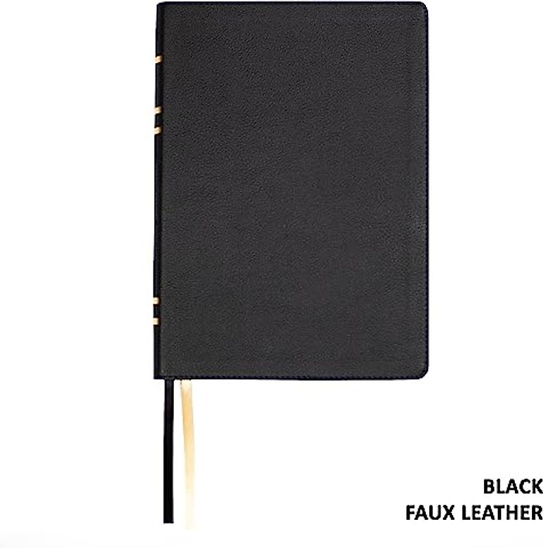 Lsb Giant Print Reference Edition, Paste-Down Black Faux Leather