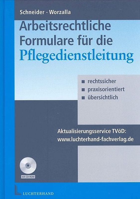 Arbeitsrechtliche Formulare für die Pflegedienstleitung