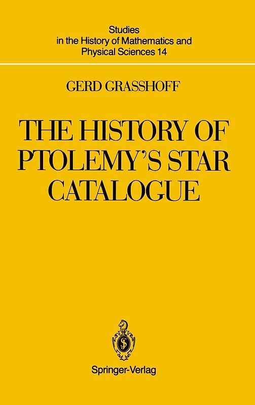The History of Ptolemy’s Star Catalogue