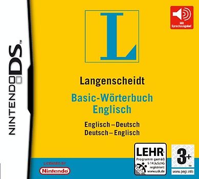 Basic-Wörterbuch Englisch Langenscheidt Nintendo DS
