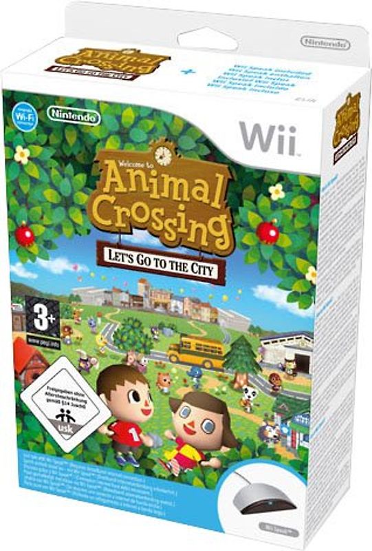 Animal Crossing Let's go to the city [IT Import, inkl. Wii Speak] Bundleversion