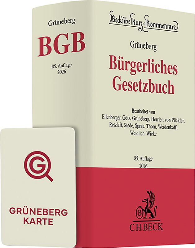 Grüneberg BGB Chat-Book