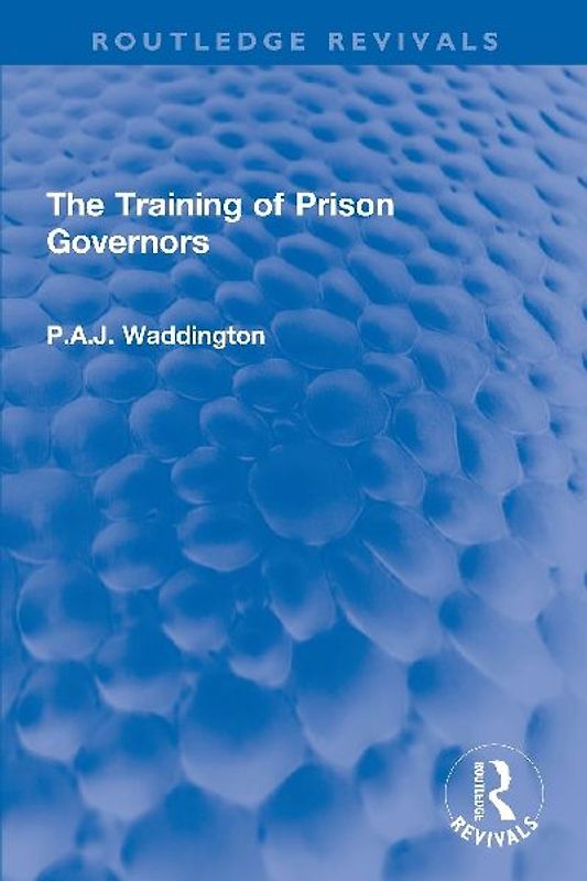 The Training of Prison Governors