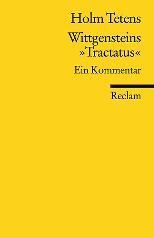 Wittgensteins »Tractatus«