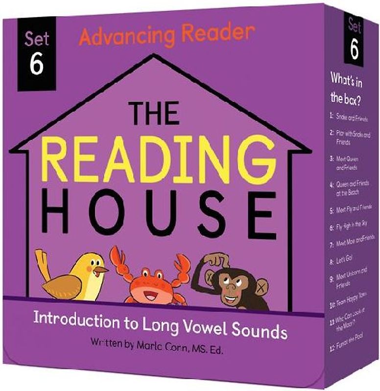 The Reading House Set 6: Introduction to Long Vowel Sounds