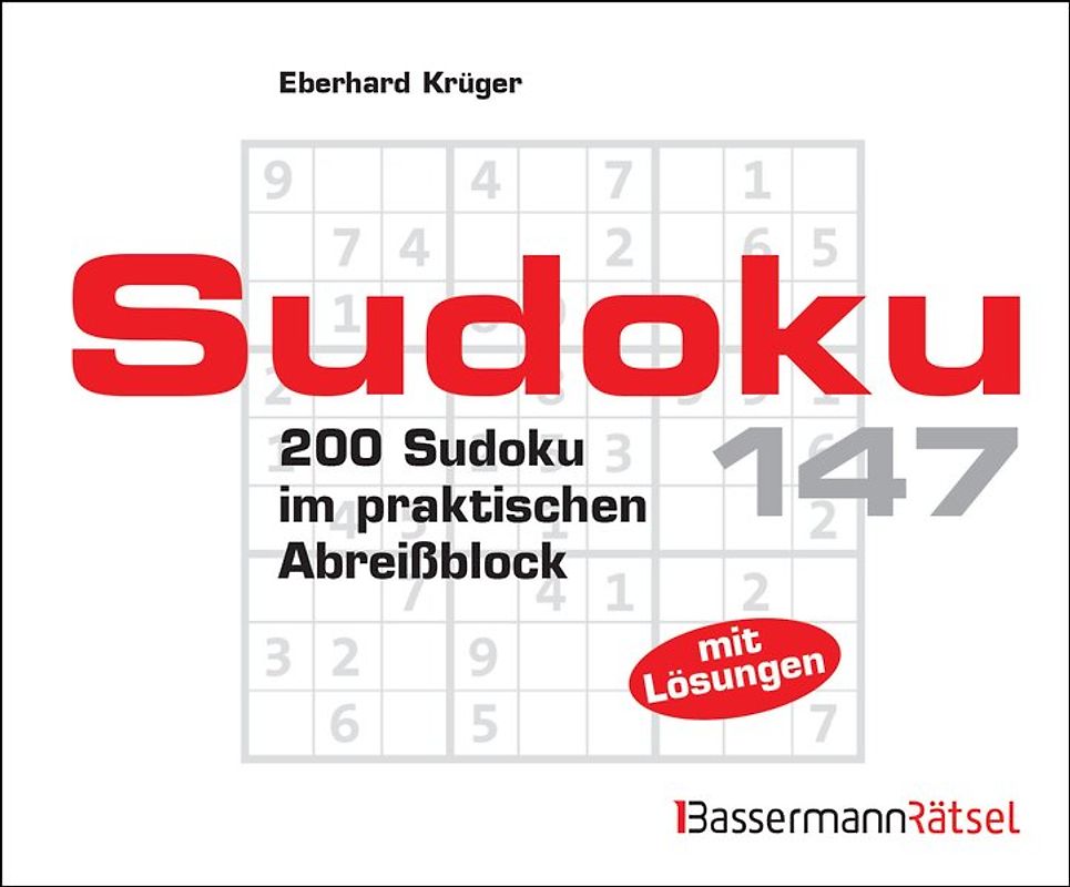 Sudoku Block 147 (5 Exemplare à 2,99 €)
