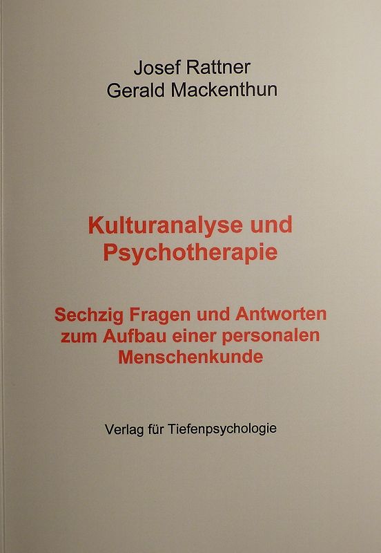 Kulturanalyse und Psychotherapie