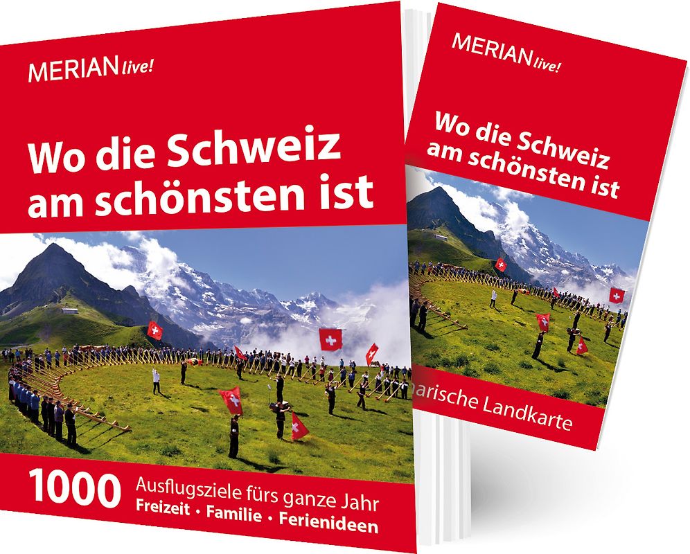MERIAN live! Reiseführer Wo die Schweiz am schönsten ist