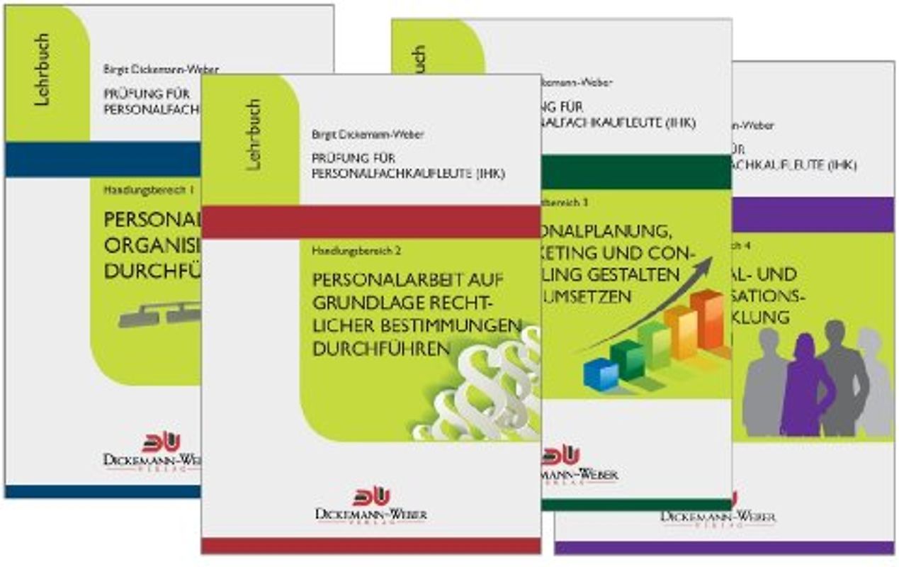 Personalfachkaufleute - Lehrbuch Komplettpaket Handlungsbereich 1 - 4