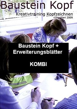 Baustein Kopf + Baustein Kopf Erweiterungsblätter - KOMBI