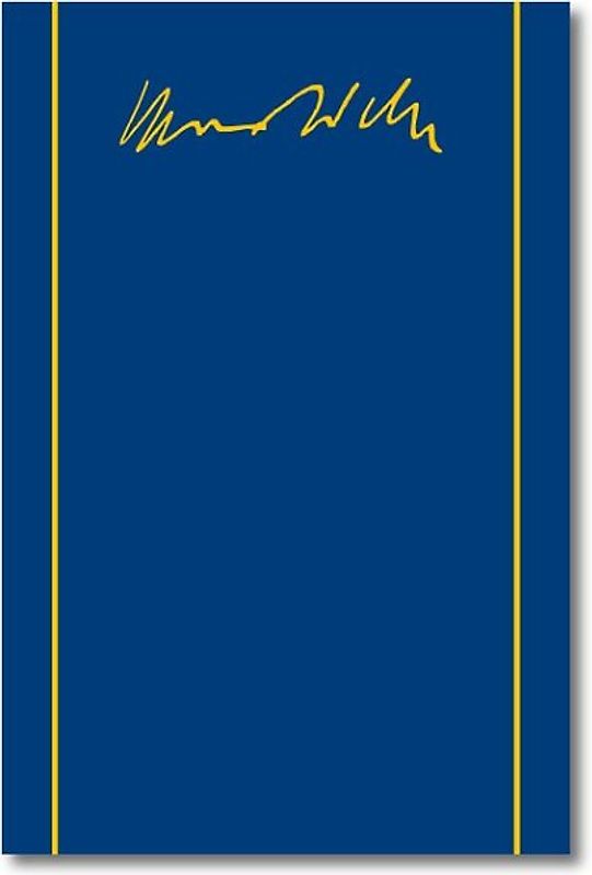 Max Weber-Gesamtausgabe