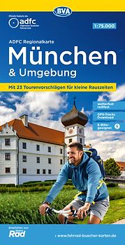 BVA ADFC Regionalkarte München und Umgebung 1:75.000