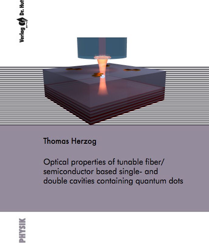 Optical properties of tunable fiber/semiconductor based single- and double cavities containing quantum dots