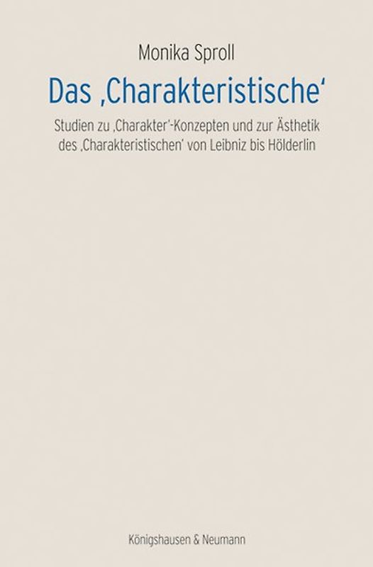 Das ,Charakteristische‘