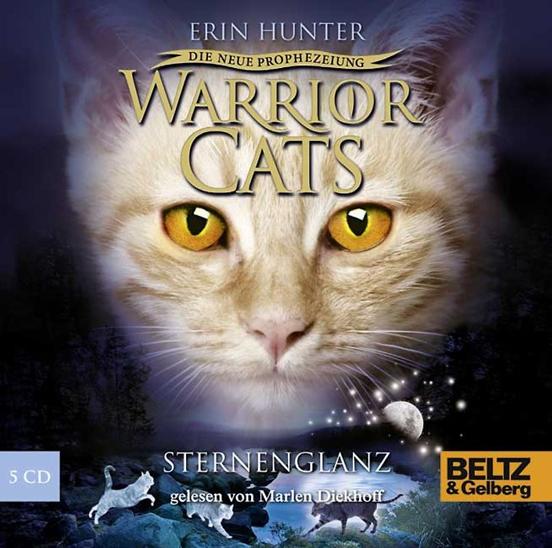 Warrior Cats - Die neue Prophezeiung. Sternenglanz. II, Folge 4, gelesen von Marlen Diekhoff, 5 CDs in der Multibox, 6 Std. 30 Min.